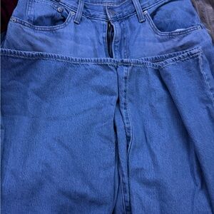 Levi's Blue High-Waist Denim Jeans